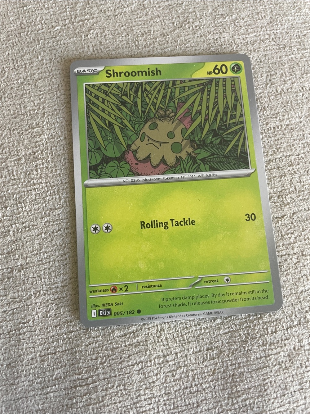Shroomish Pokémon Card